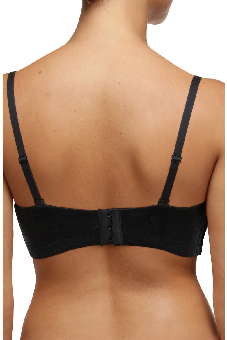 Norah Padded Strapless Underwire Bra, Alternate, color, BLACK