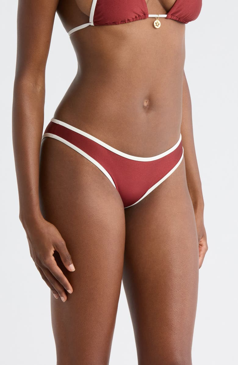 Kulani Kinis Modest Bind Bikini Bottoms, Alternate, color, Cinnamon Sugar