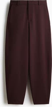 H&M Jersey Barrel-leg Trousers