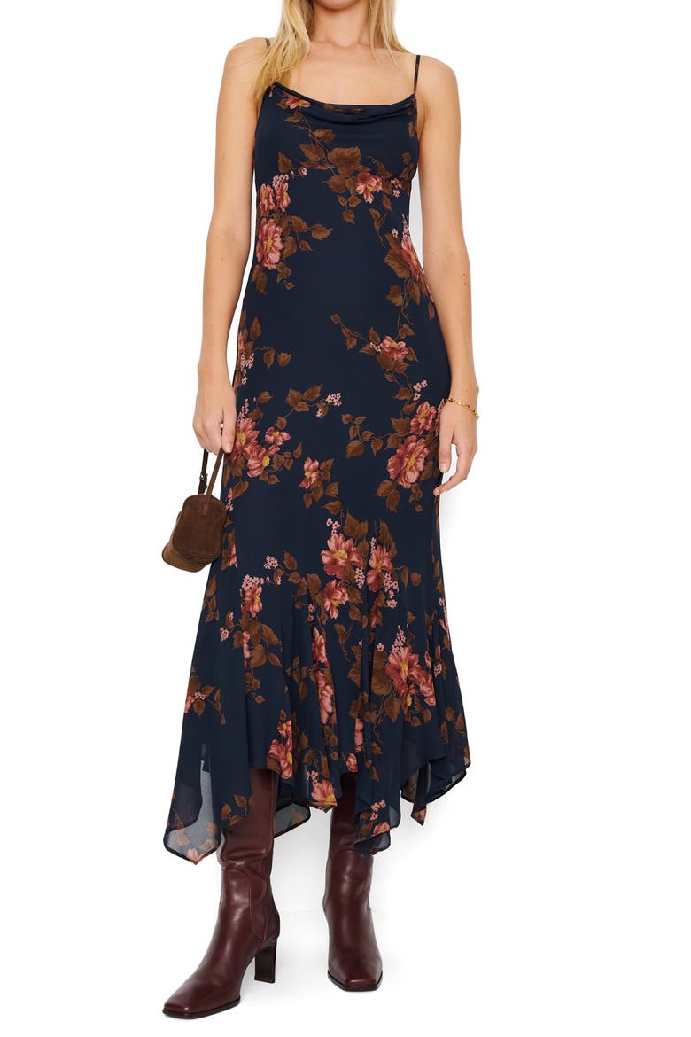Lluvia Floral Print Sleeveless Maxi Dress, Main, color, LYRIC