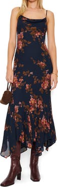 Reformation Lluvia Floral Print Sleeveless Maxi Dress