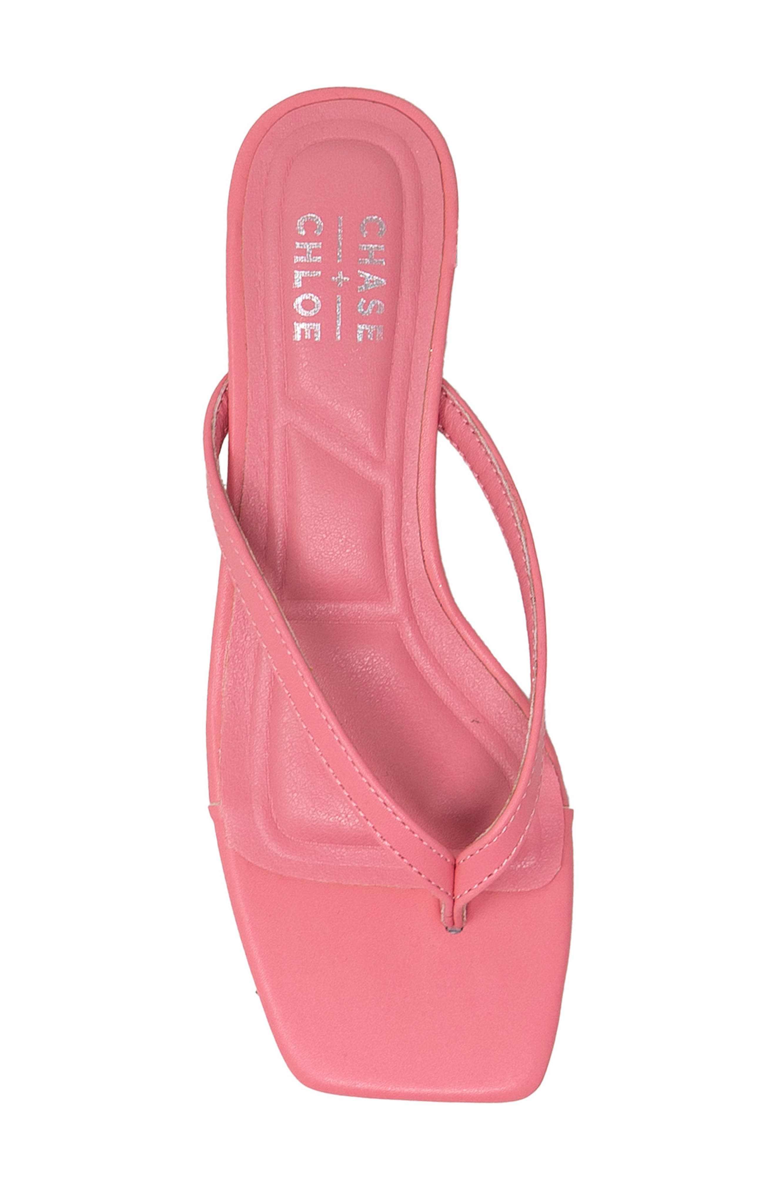 Raya Kitten Heel Sandal, Alternate, color, PINK PU