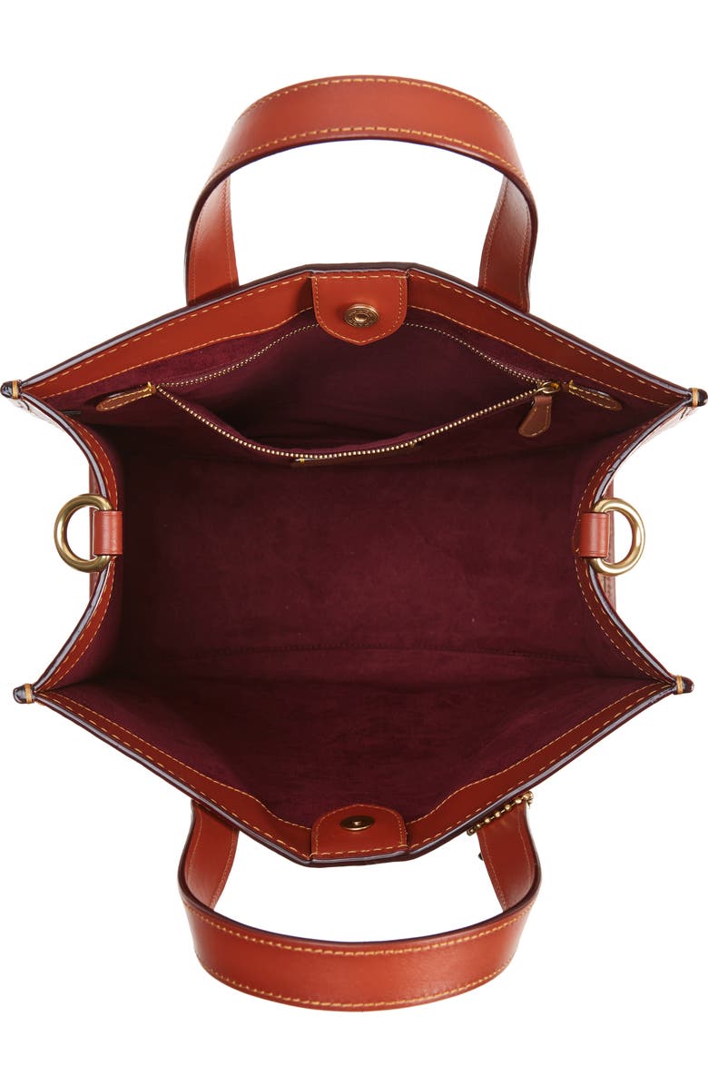 COACH Signature Coated Canvas Tote, Alternate, color,