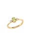  14K Yellow Gold/ Green