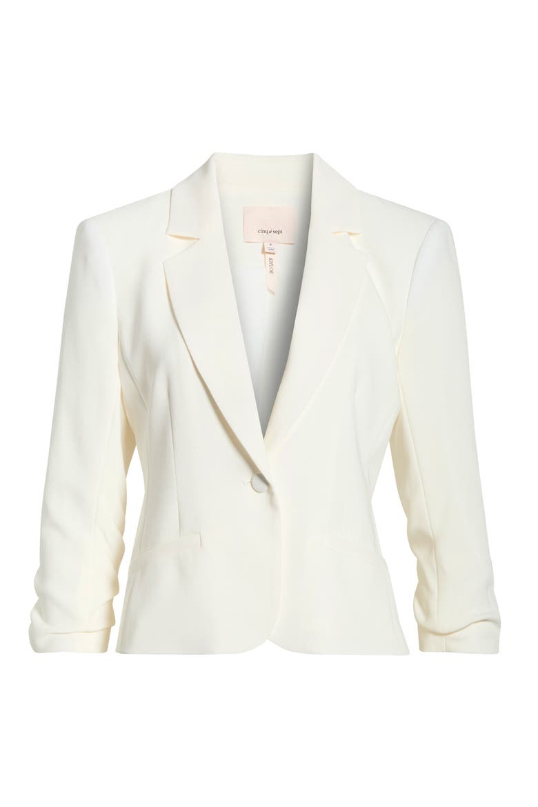 Le Petit Khloe Crop Blazer, Alternate, color, IVORY