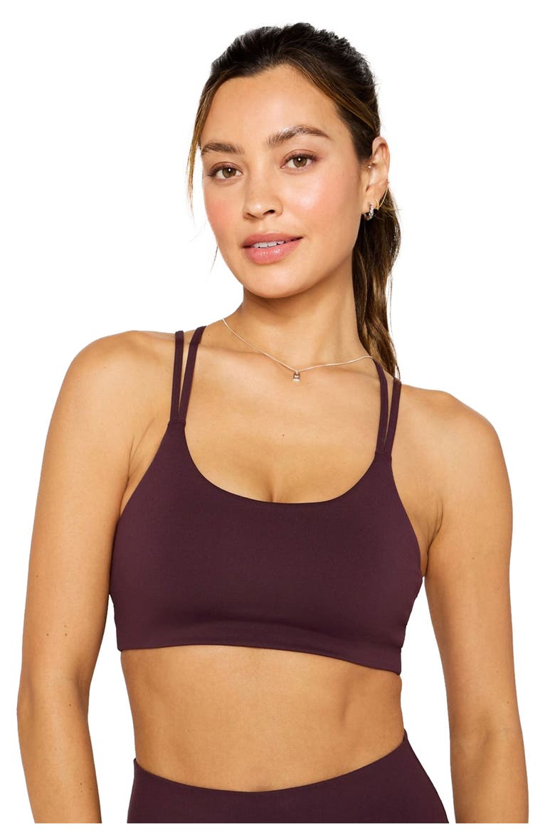 Women's Principal Low Impact Bra, Main, color, Oxblood