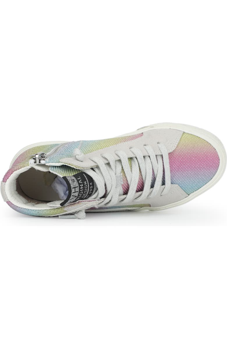 Vintage Havana Kids' Tai Rhinestone Rainbow Sneaker, Alternate, color, Radiant/Glitter Multi