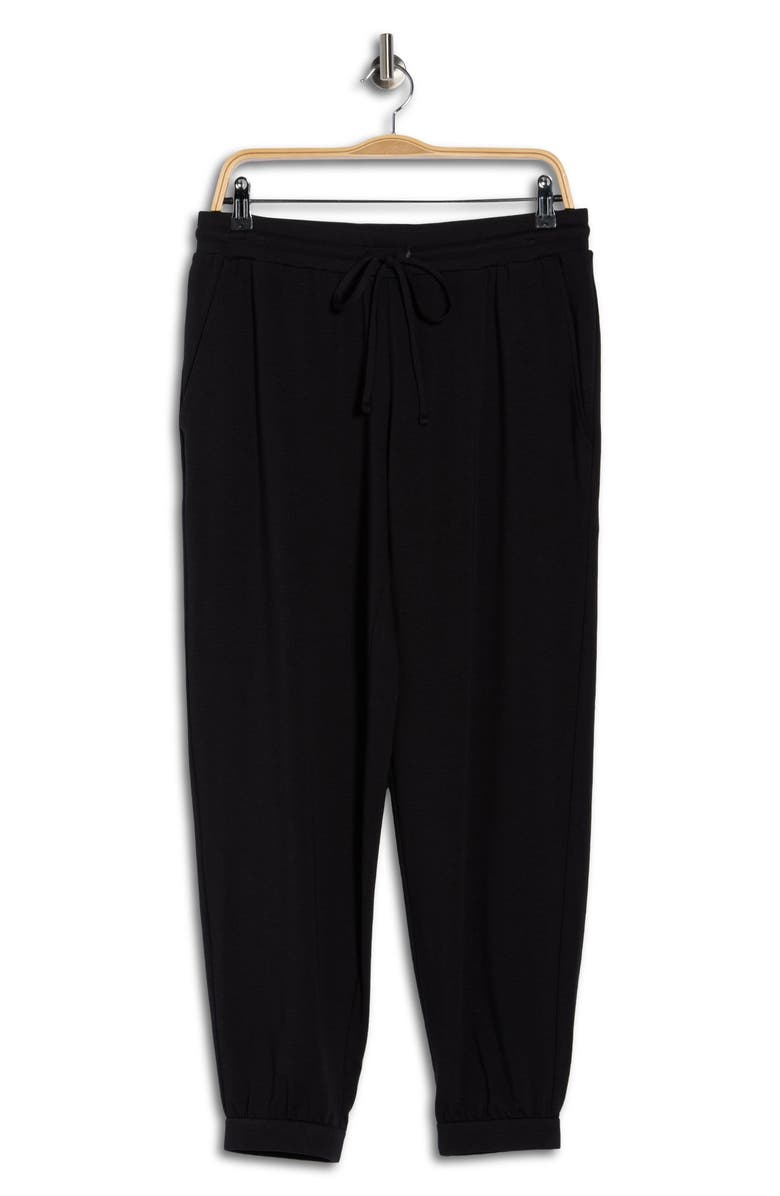 Eileen Fisher Ankle Track Pants, Alternate, color, Black
