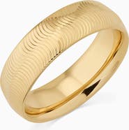 Oradina 14K Yellow Gold Forever Band II Statement Ring