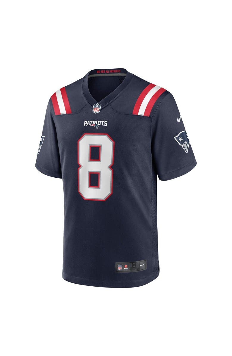 Nike Men's Nike Ja'Whaun Bentley Navy New England Patriots Game Player Jersey, Alternate, color, 