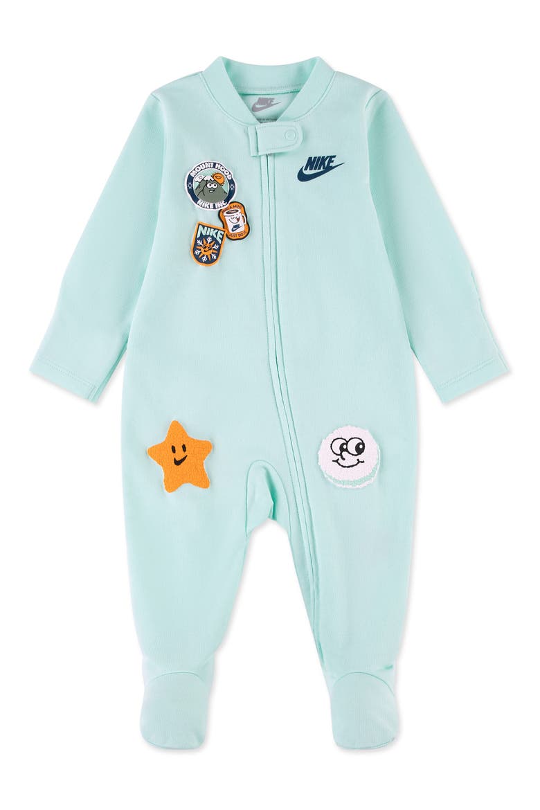 Footie Coverall, Main, color, MINT FOAM