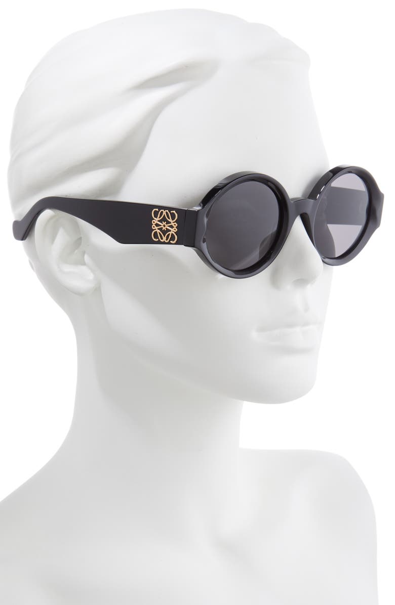 Loewe 53mm Round Sunglasses, Alternate, color, 