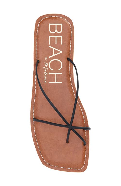 Beach By Matisse Coastline Slide Sandal In Black