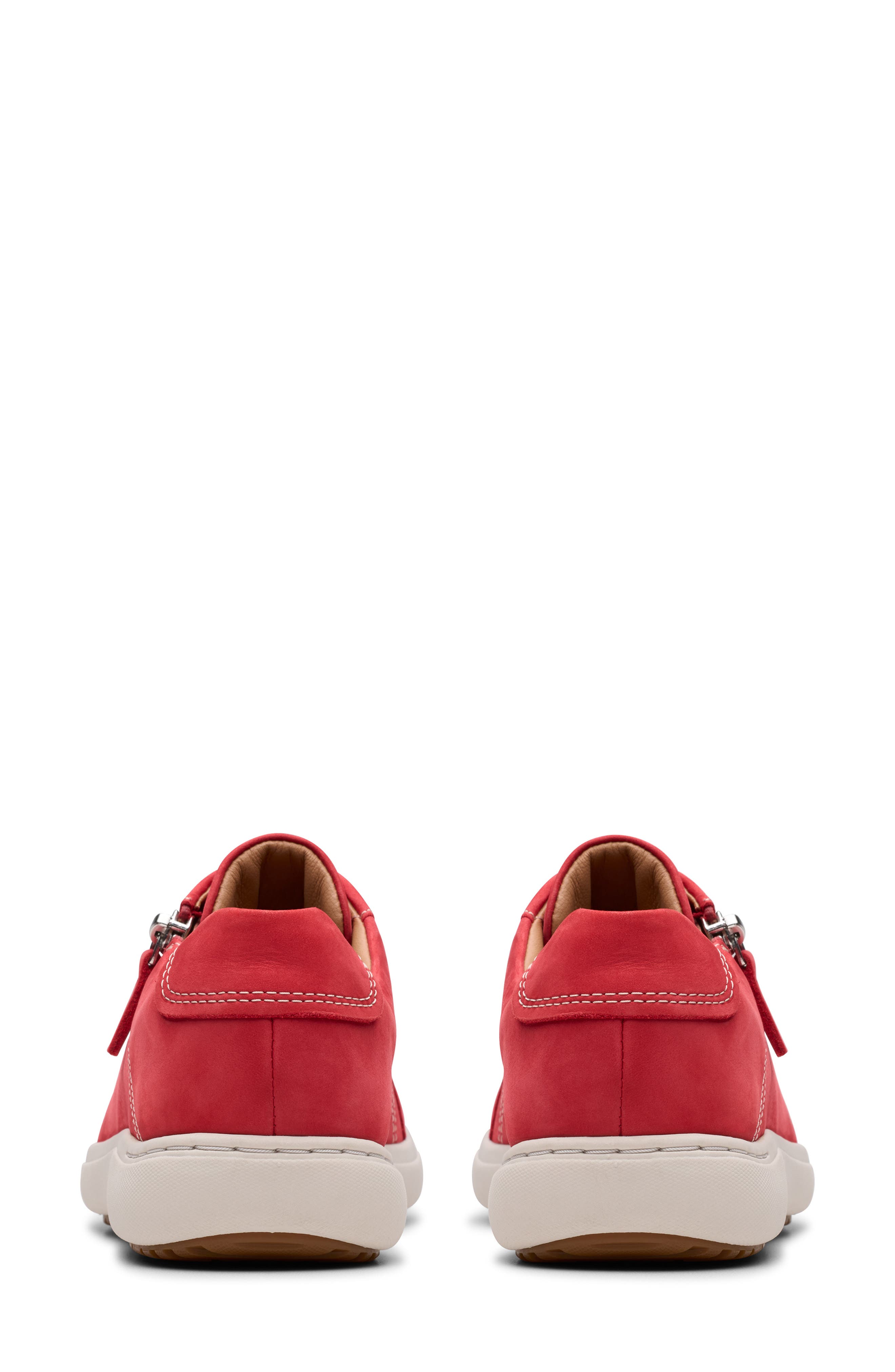 Clarks<sup>®</sup> Nalle Side Zip Sneaker, Alternate, color, Reb Nubuck