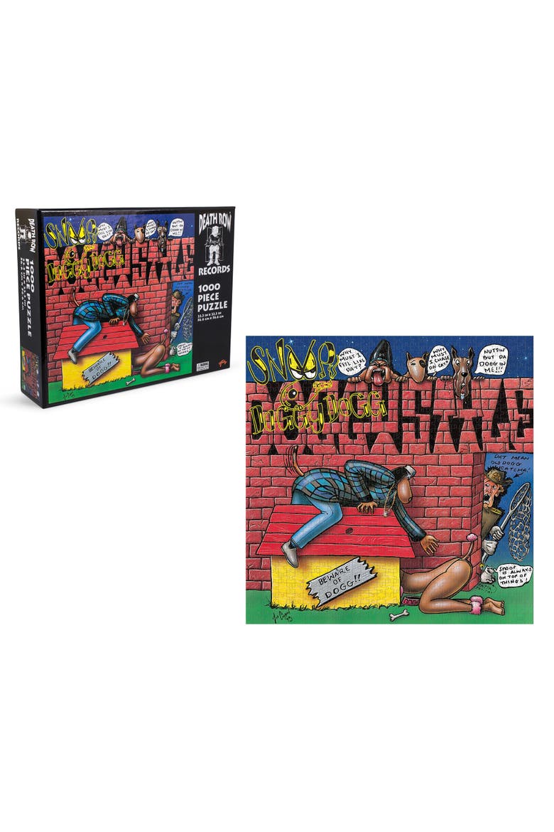 Death Row Snoop Doggy 1000 Piece Jigsaw Puzzle, Main, color, Red
