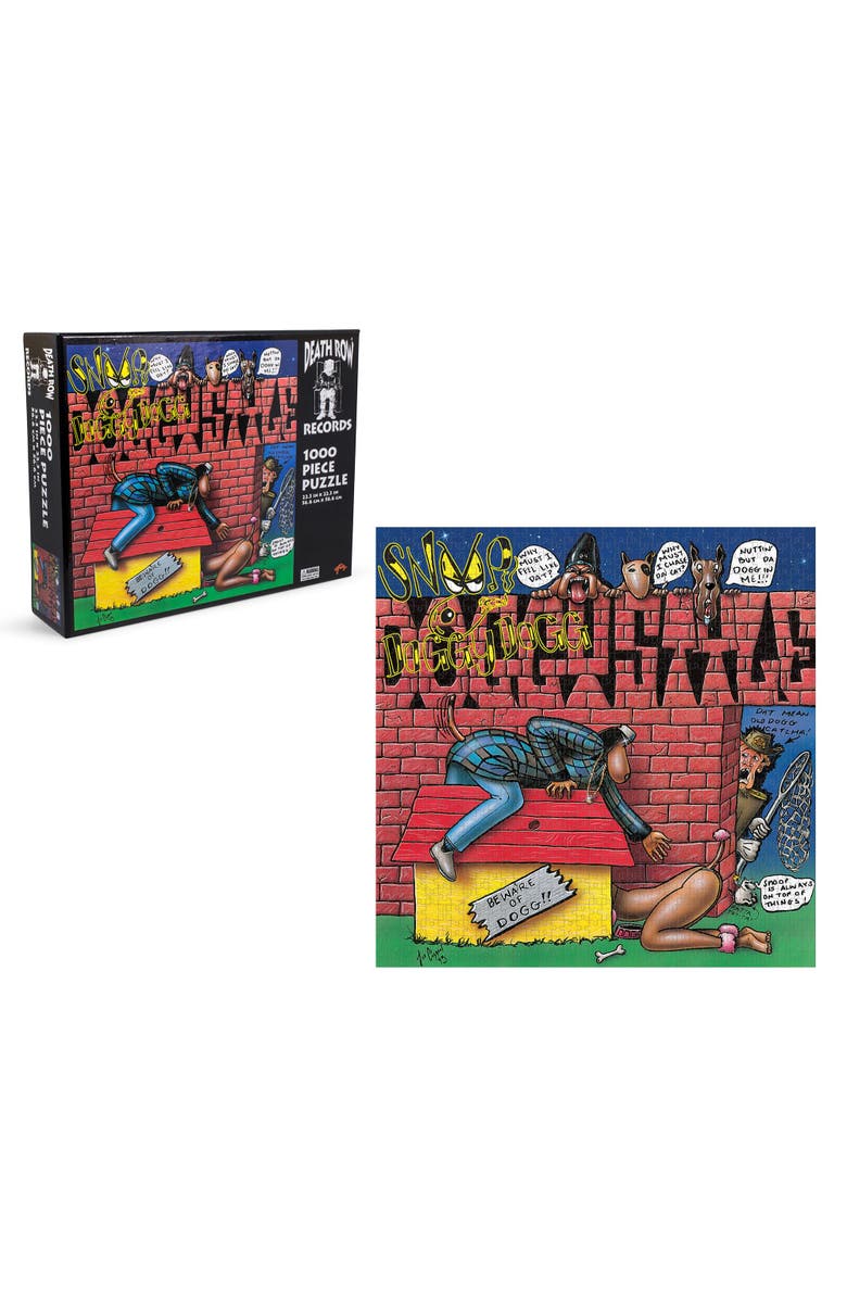 Toynk Death Row Snoop Doggy 1000 Piece Jigsaw Puzzle, Main, color, Red