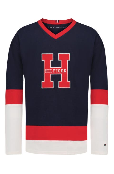 Kids' H Team Jersey Long Sleeve Cotton Top