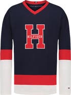 Tommy Hilfiger Kids' H Team Jersey Long Sleeve Cotton Top