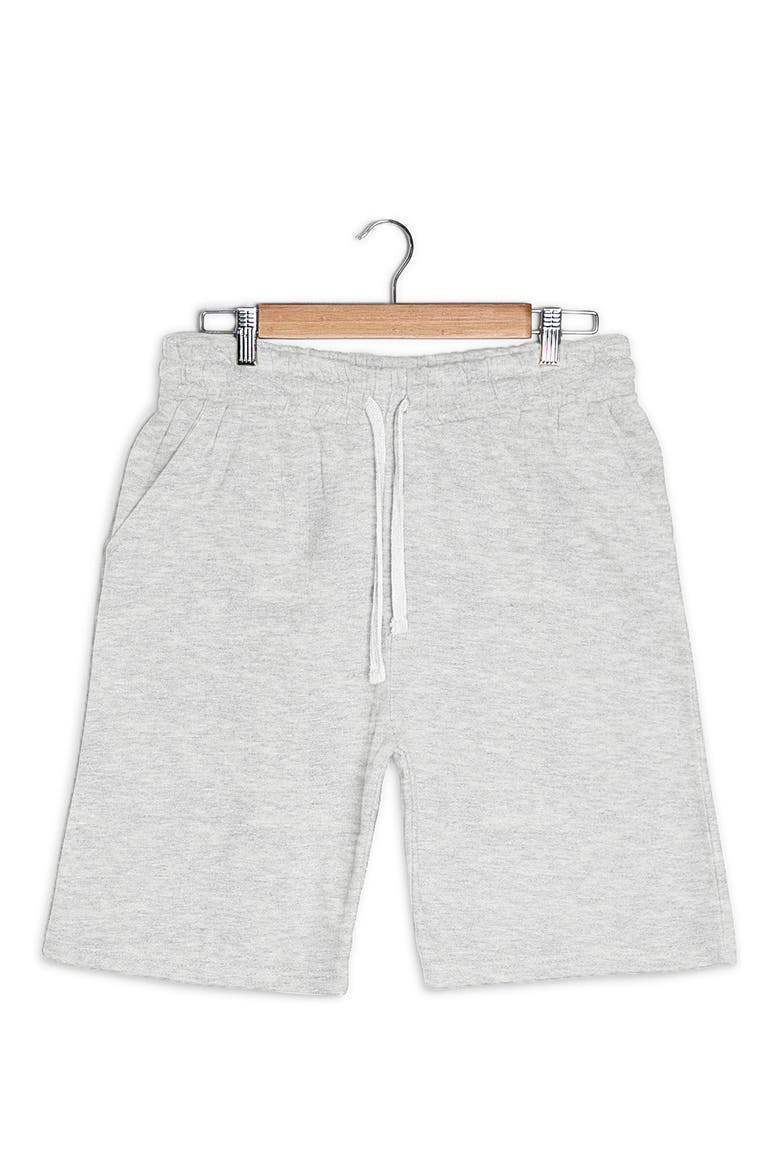 Core Fleece Shorts, Main, color, ASH GREY
