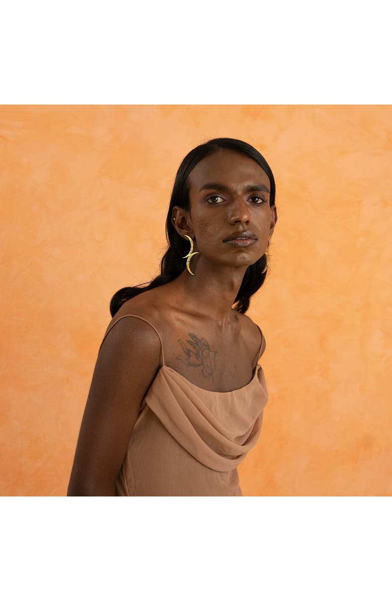 Dhwani Bansal TILA EARRINGS, Alternate, color, Gold Plated