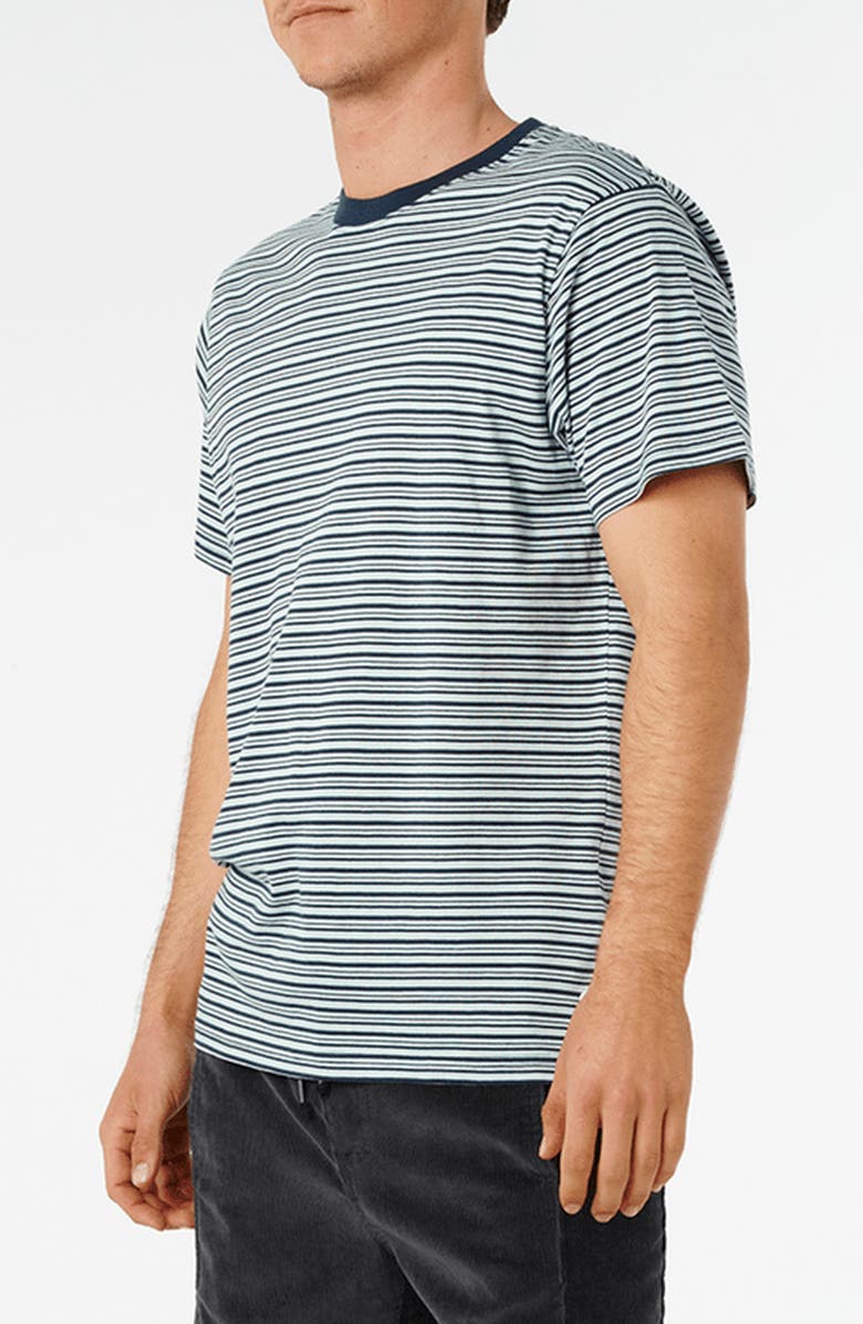 Rip Curl AOTS Stripe T-Shirt, Main, color, Dark Navy