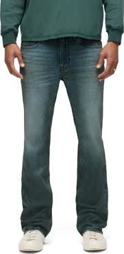 Hudson Jeans Walker Coated Kick Flare Jeans
