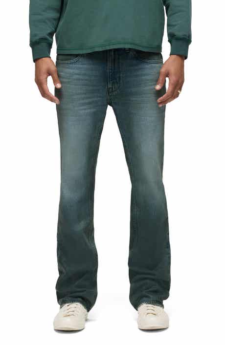 Hudson Jeans Walker Coated Kick Flare Jeans