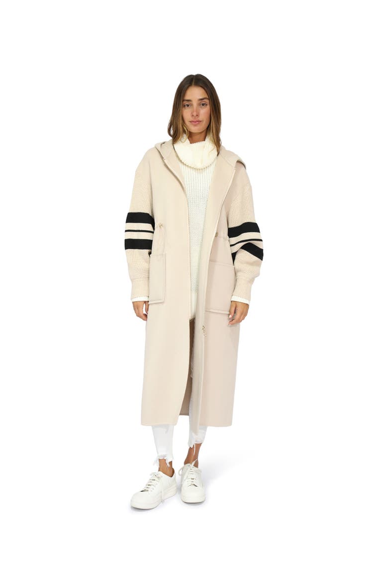 Cool Kid Hooded Coat, Main, color, Natural