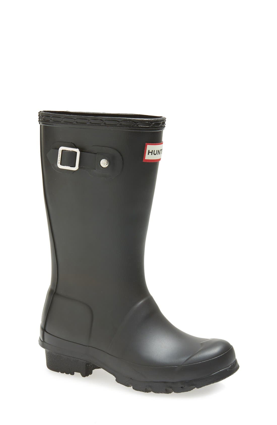 Hunter Kids' Original Rain Boot, Main, color, Black