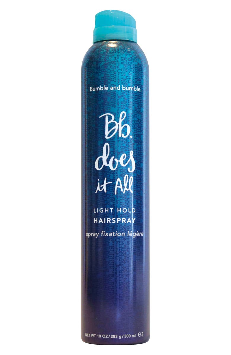 Bumble and bumble. Does It All Light Hold Hairspray, Main, color, 