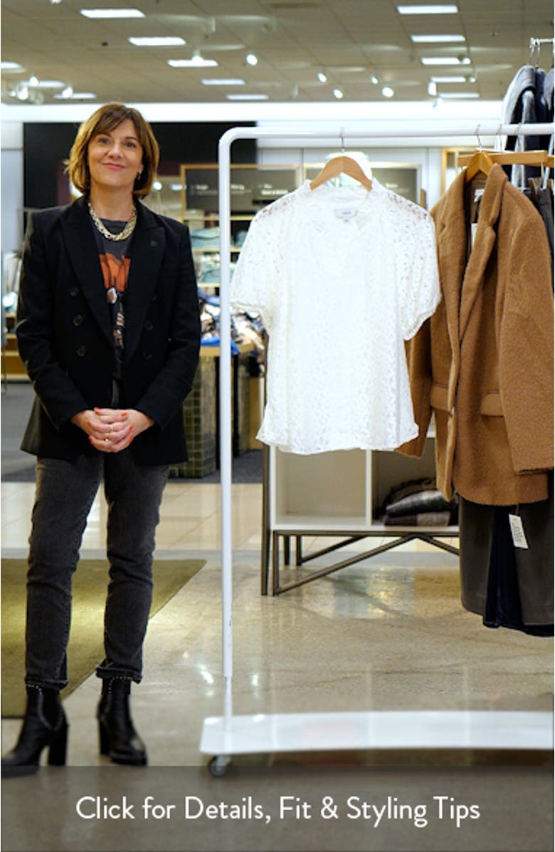 Raglan Sleeve Lace Top, sales video thumbnail