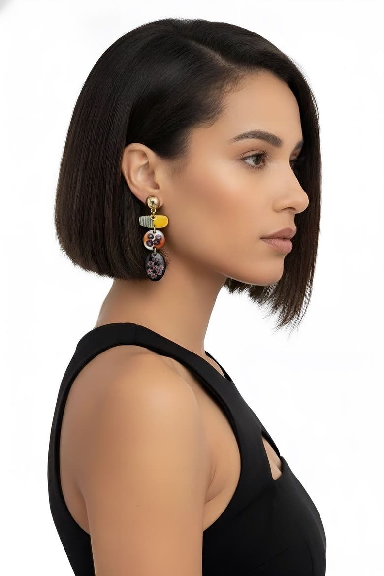 Carnival Earrings, Alternate, color, Multicolor