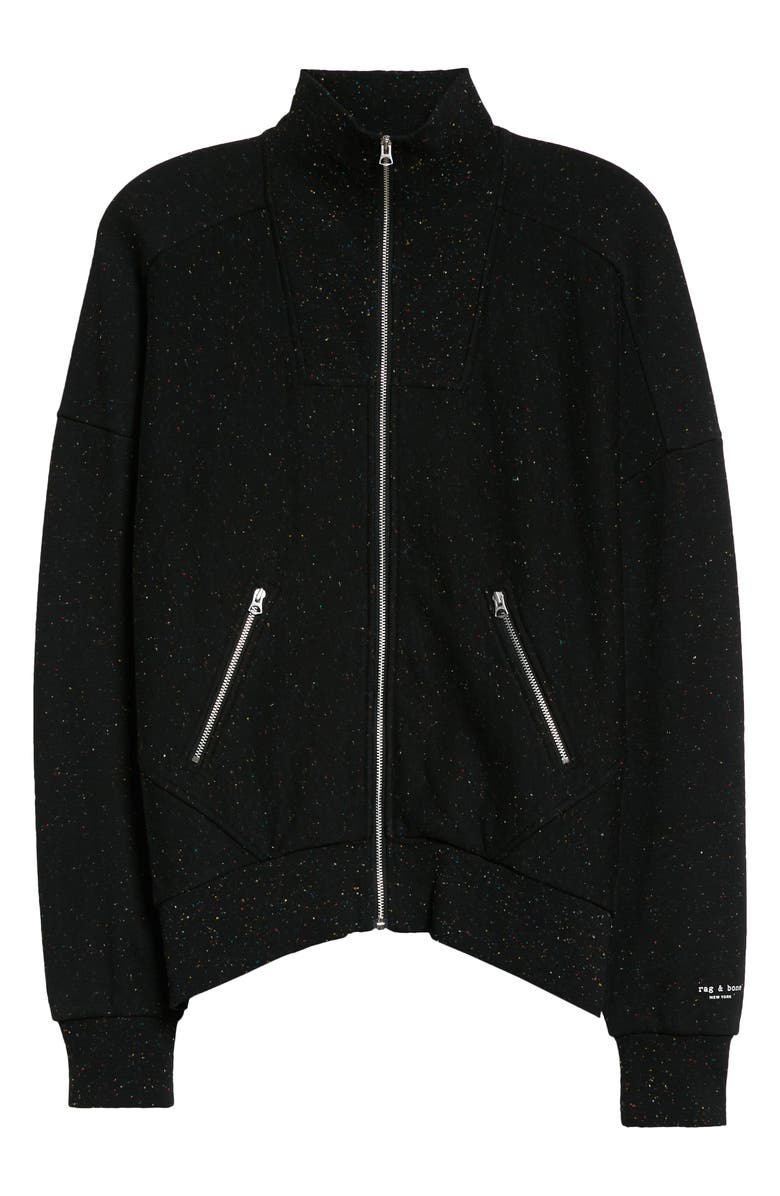 rag & bone City Zip Organic Cotton Fleece Jacket, Alternate, color, 