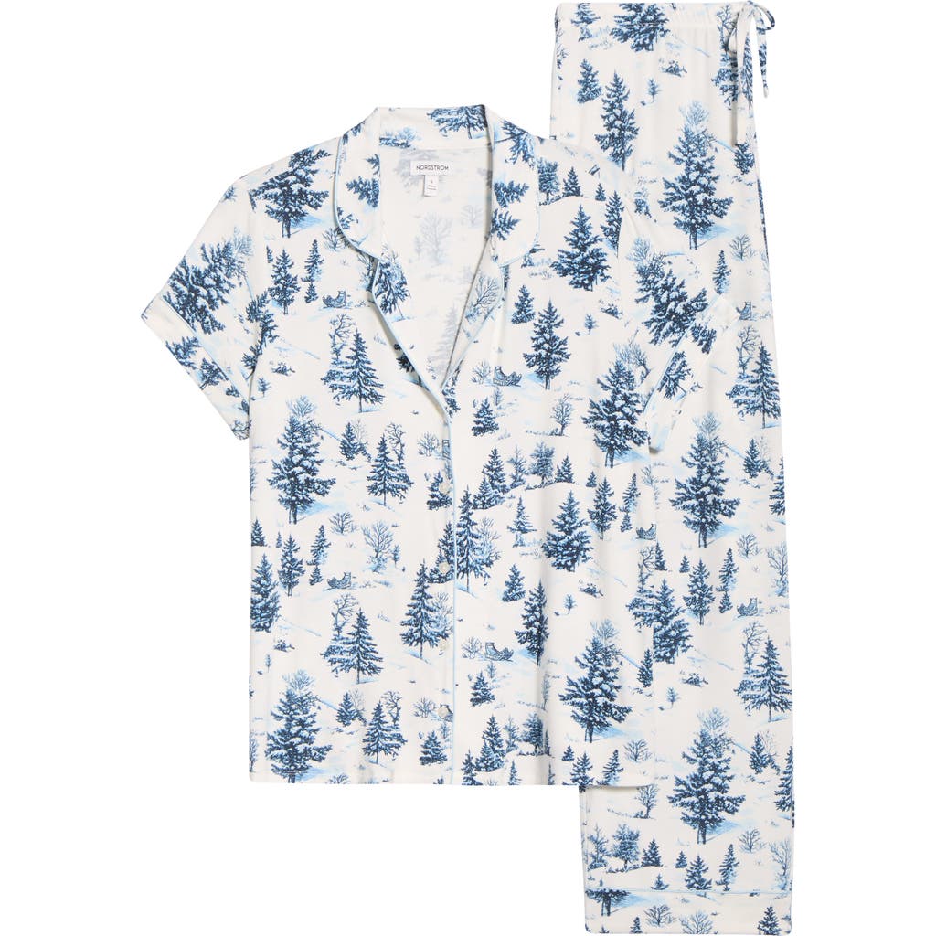 Nordstrom Moonlight Eco Crop Pajamas In Multi