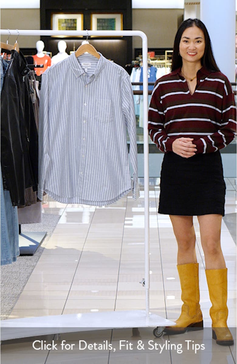 Everyday Slim Fit Stripe Cotton Button-Down Oxford Shirt, sales video thumbnail