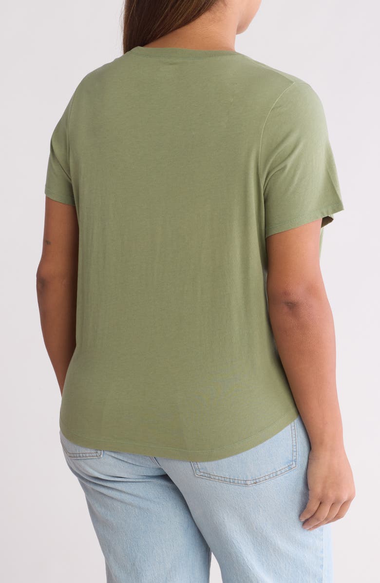 Madewell Cotton T-Shirt, Alternate, color, Heritage Olive