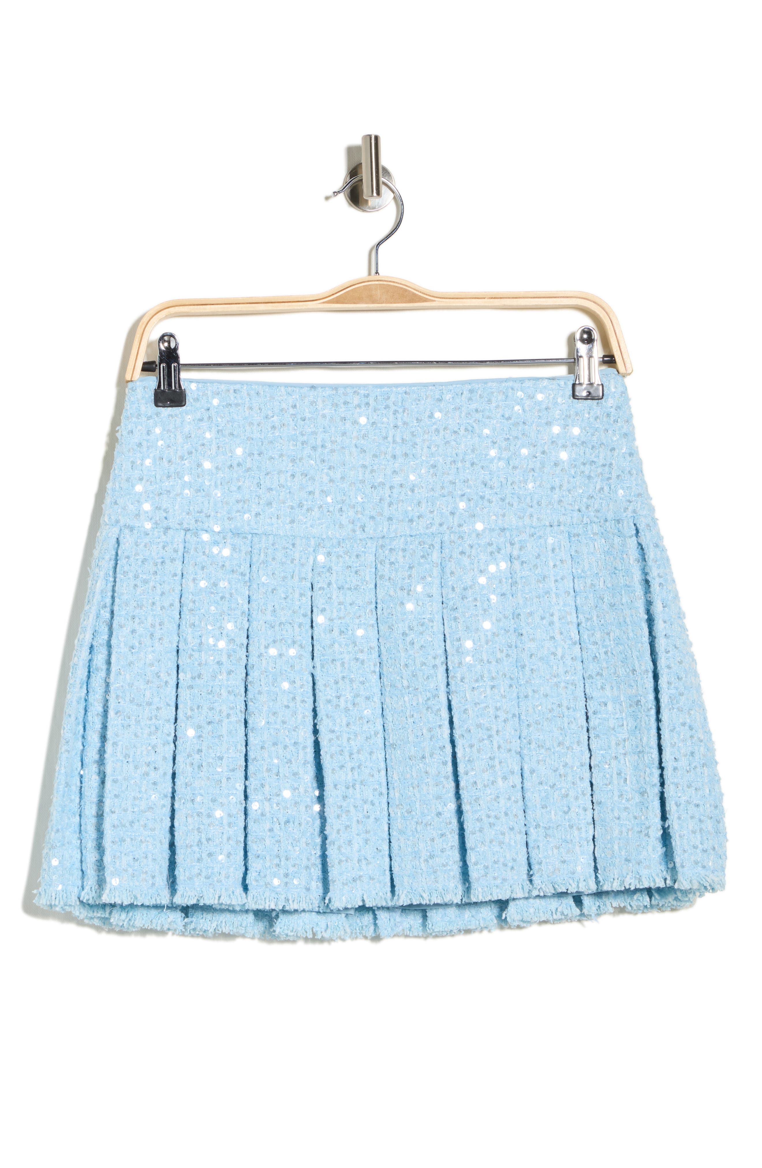 Alice + Olivia Emilie Box Pleat Miniskirt