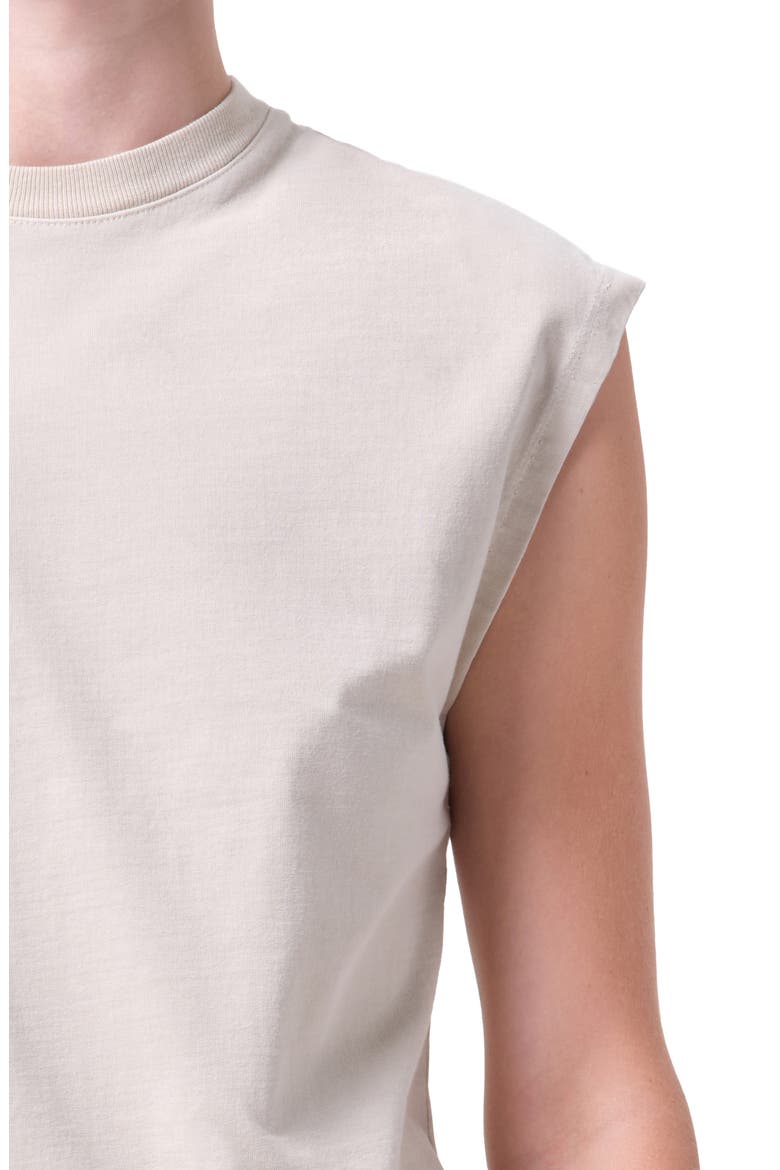 Corrine Asymmetric Tee, Alternate, color, RICE GRASS BEIGE