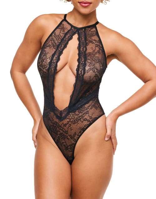 Adore Me Mayella Bodysuit Lingerie In Black