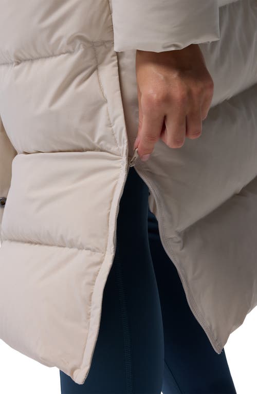 Columbia Amaze Water Repellent 650 Fill Power Down Puffer Coat In White