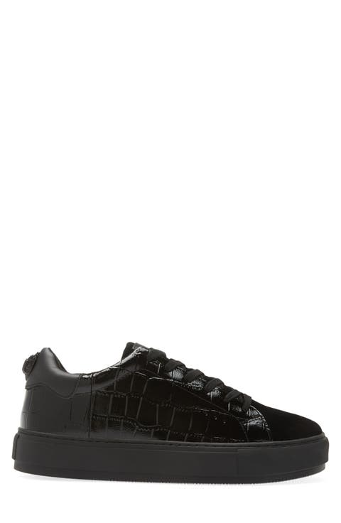 Laney Croc Embossed Sneaker