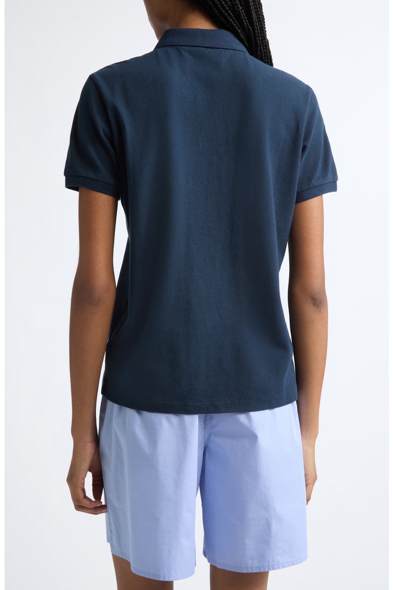 Cotton Polo, Alternate, color, NAVY