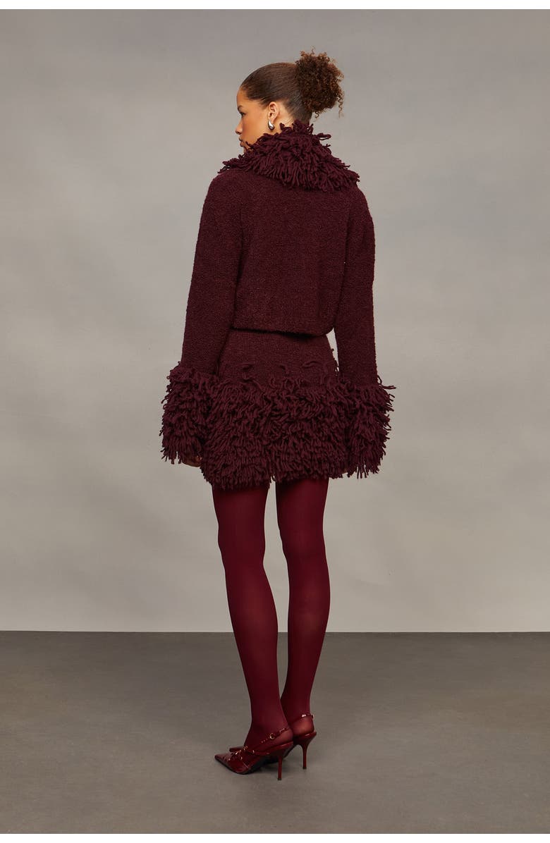 AMUR Lilia Knit Top, Alternate, color, Pinot Noir