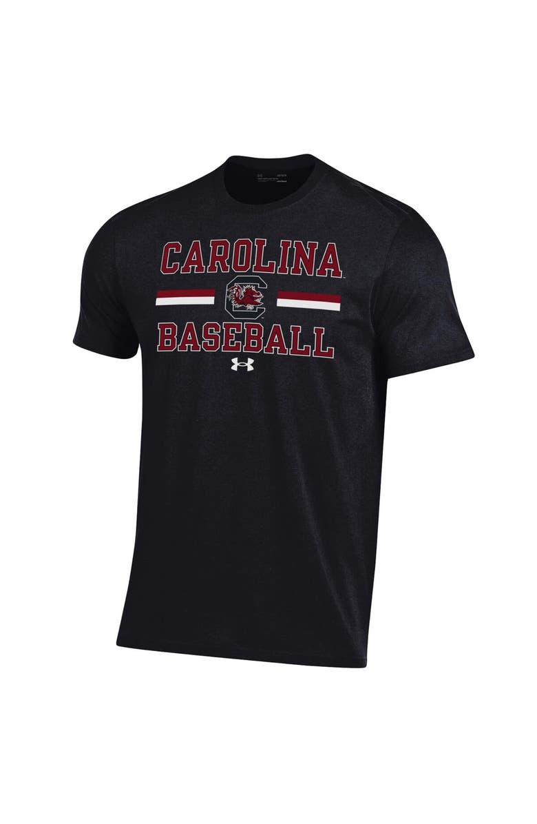 Under Armour Men's Under Armour Black South Carolina Gamecocks Baseball Stack Performance T-Shirt, Alternate, color,