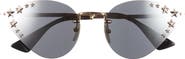 Gucci 64mm Cat Eye Sunglasses
