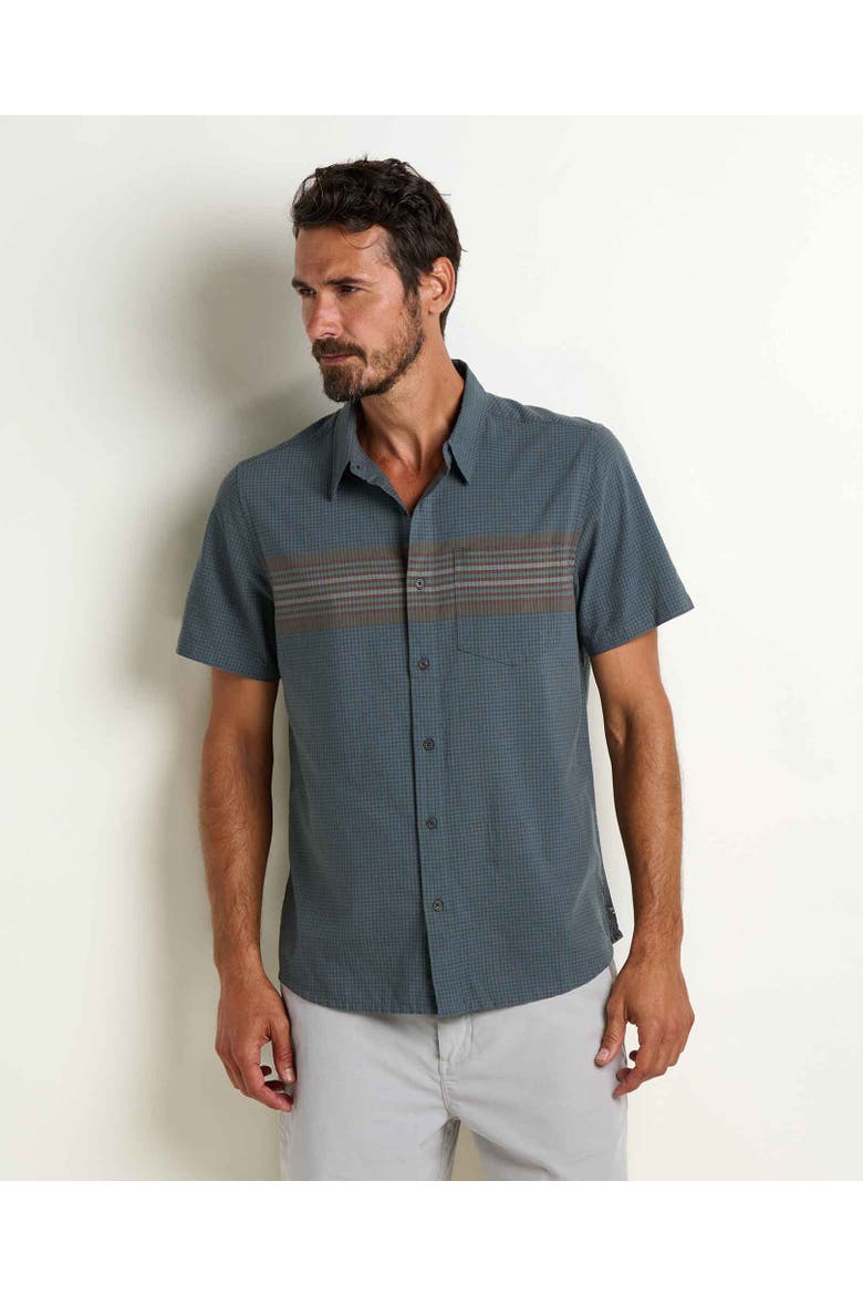 Airscape Short Sleeve Shirt, Main, color, Ink Pattern
