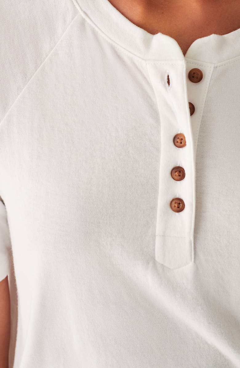 Faherty Cloud Short Sleeve Jersey Henley, Alternate, color,