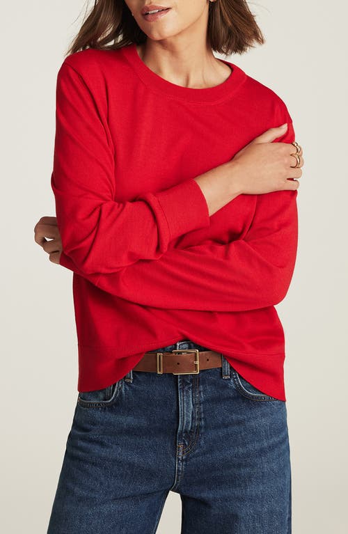 Mavi Jeans Wool Crewneck Sweater In Red