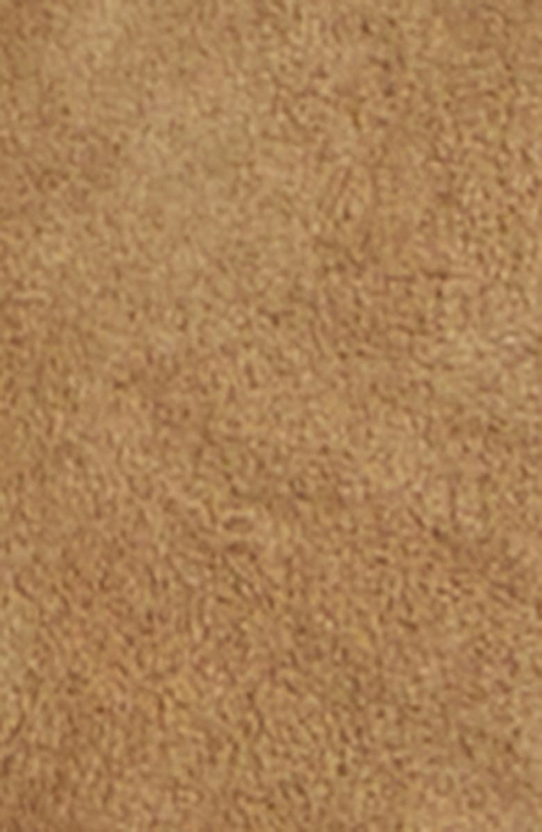 Rick Owens Geth Suede Wide Leg Pants, Alternate, color, Sumi Brown