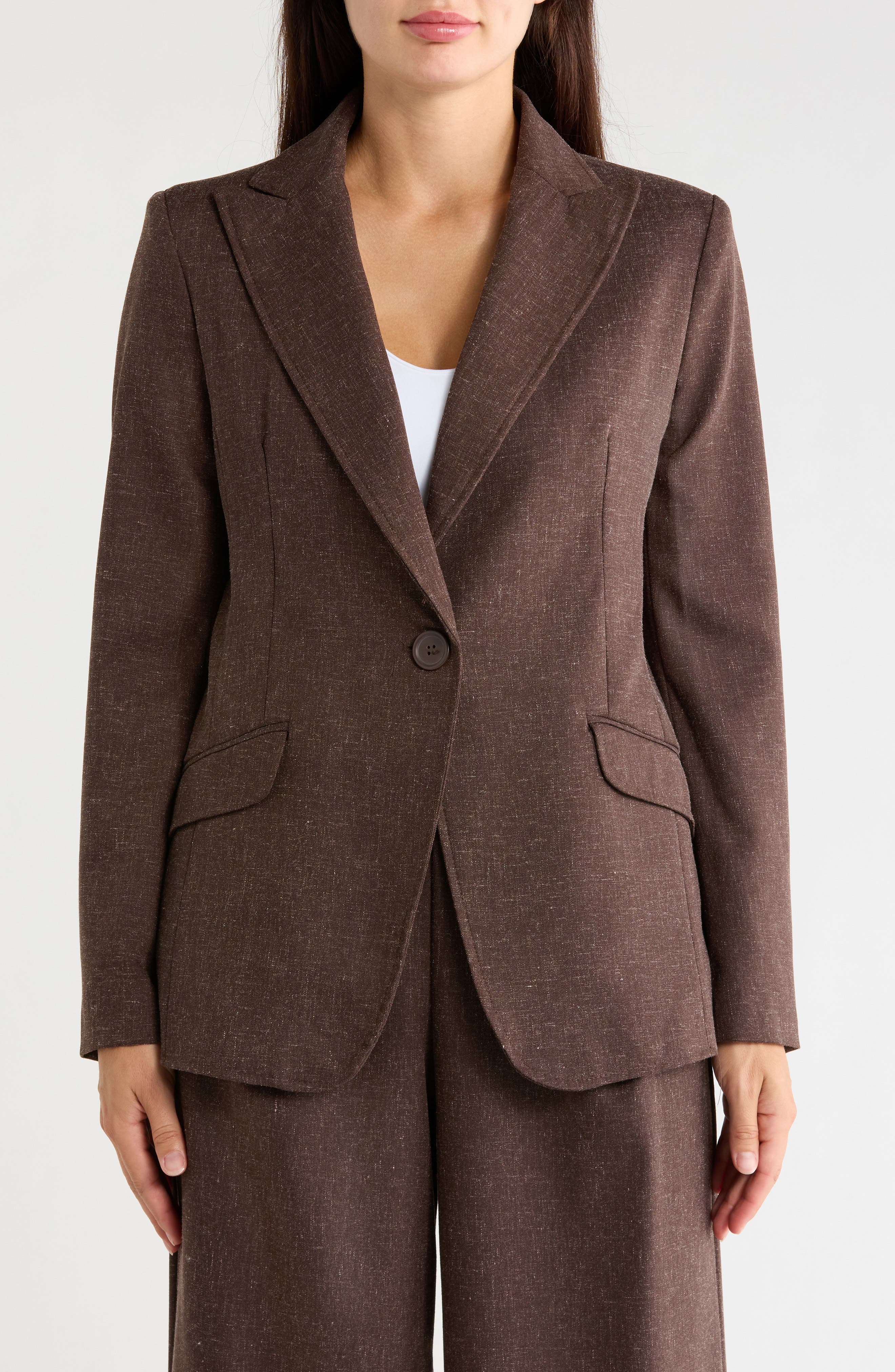 Peak Lapel Blazer
